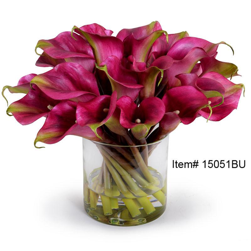 Calla Lily Stem, Burgundy 30" - New Growth Designs
