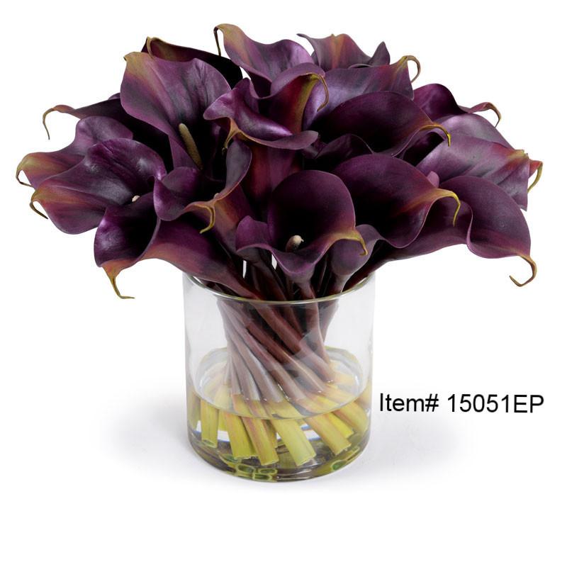 Calla Lily Stem, Aubergine 30" - New Growth Designs