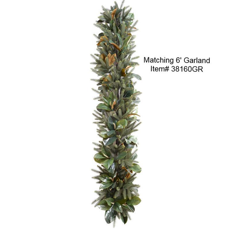 24" Magnolia, Fir Wreath - New Growth Designs