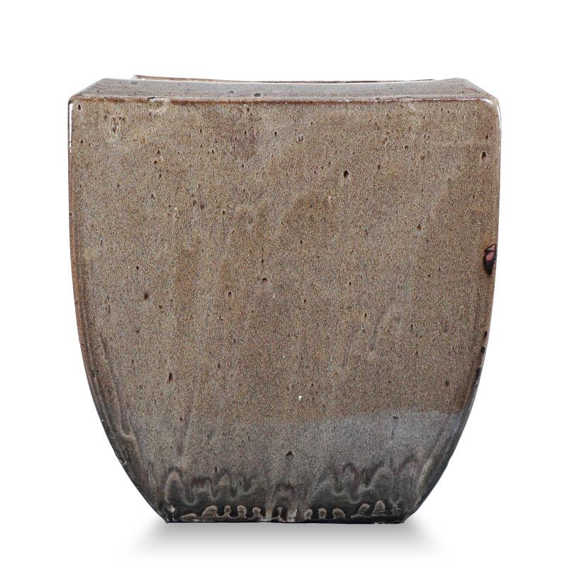 Glazed Terracotta Tree Planter - 17"W