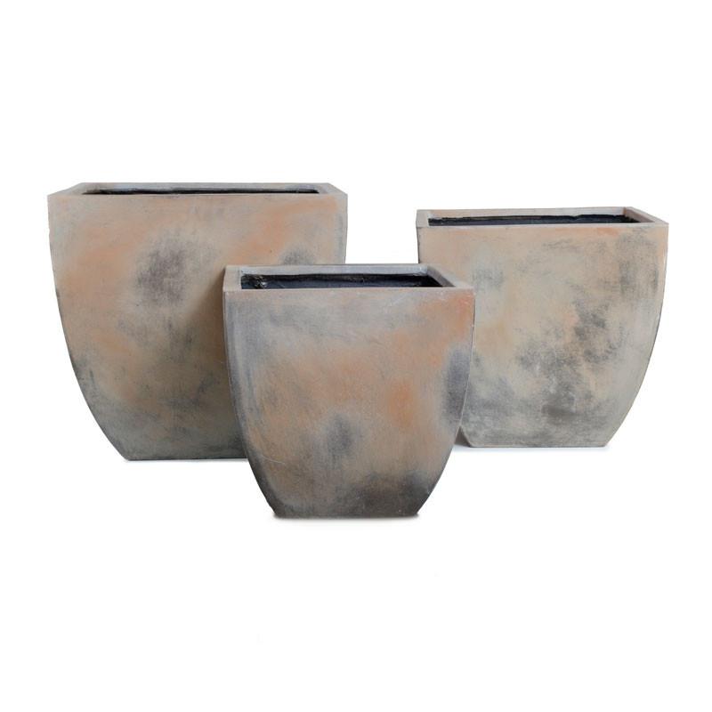Fiberglass Square Pot - New Growth Designs