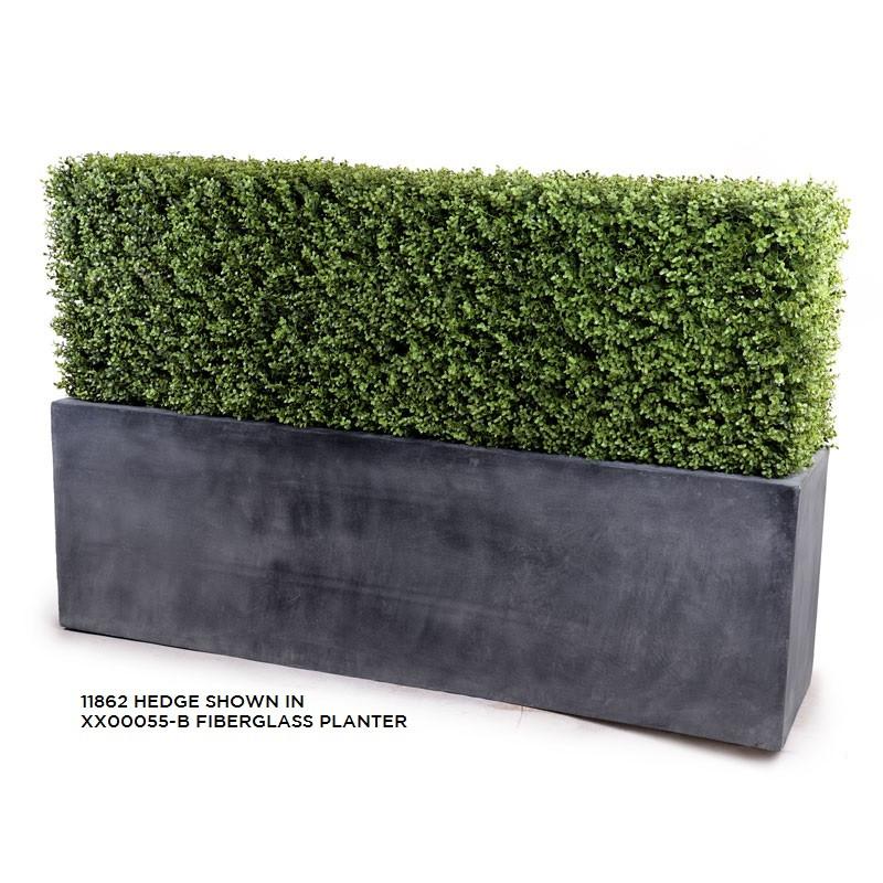 Fiberglass Rectangle Planter, 65"L - New Growth Designs