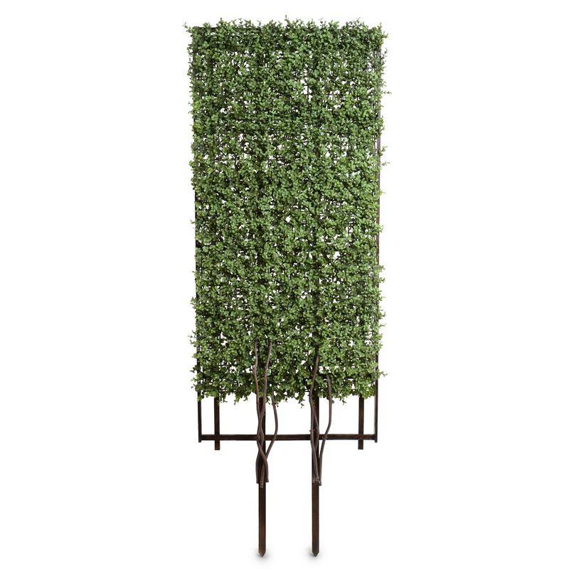 Boxwood on Wood Trellis - New Growth Designs