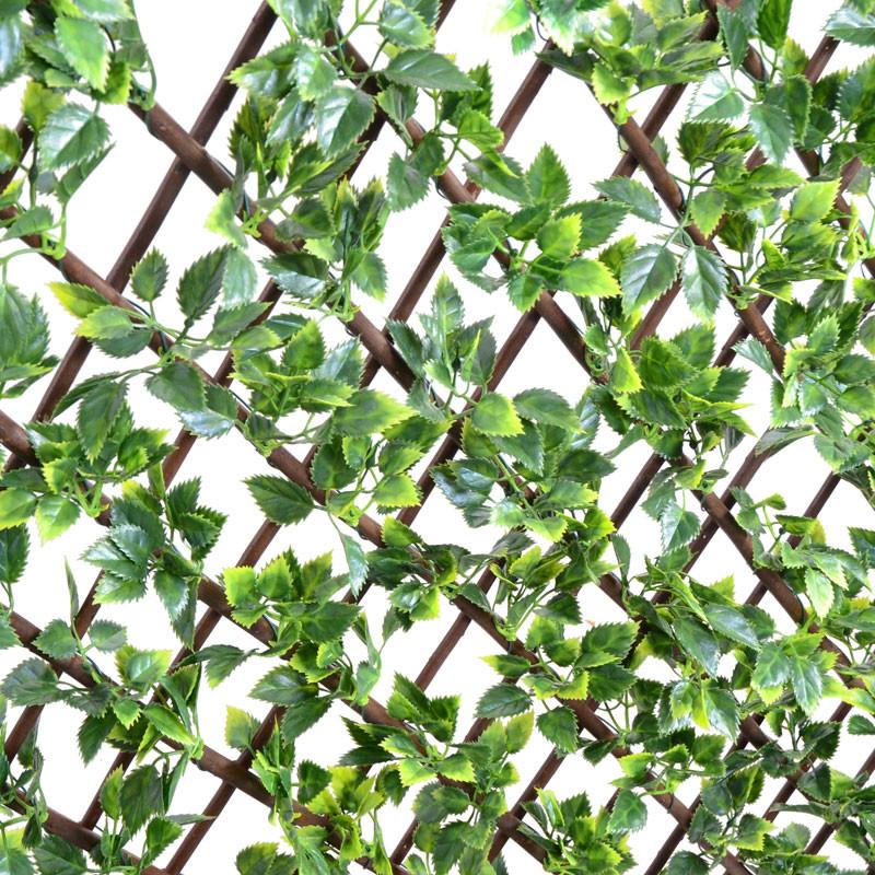 Expanding Lattice Screen, Rose Leaf - New Growth Designs