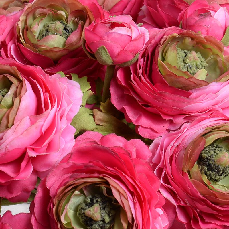 Ranunculus Bouquet, Bright Pink