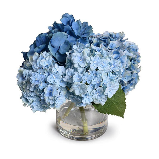 Hydrangea Bouquet in Glass