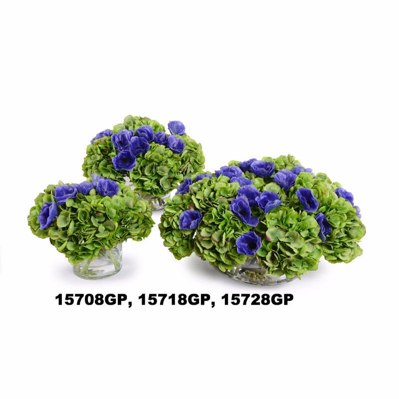 Hydrangea, Anemone Arrangement - New Growth Designs