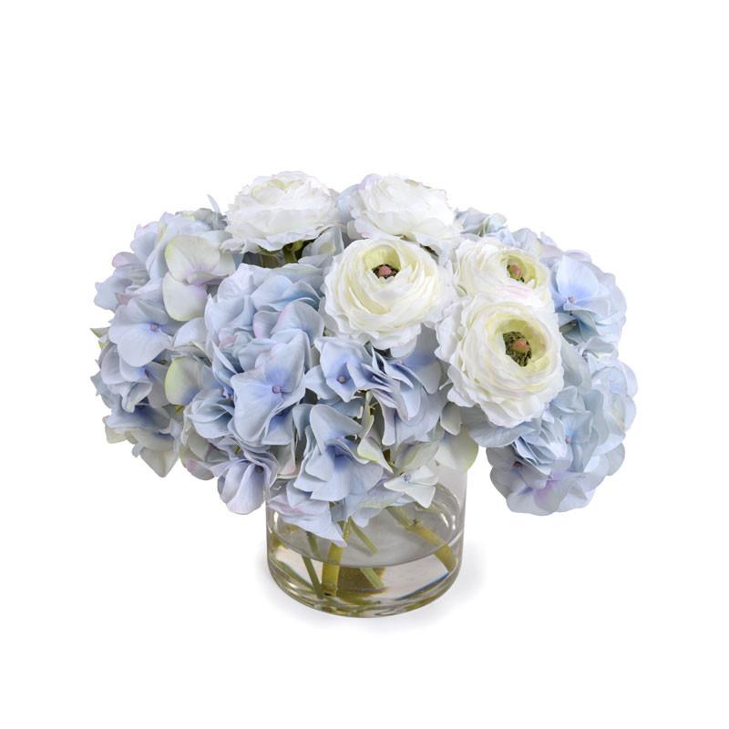 Hydrangea, Ranunculus Bouquet - New Growth Designs
