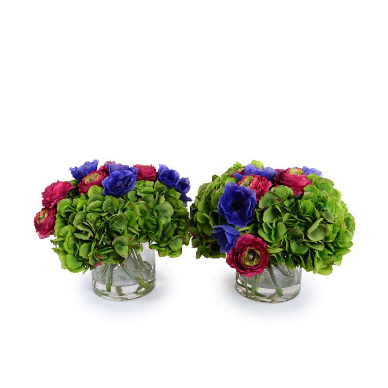 Hydrangea, Anemone, Ranunculus Bouquet - New Growth Designs