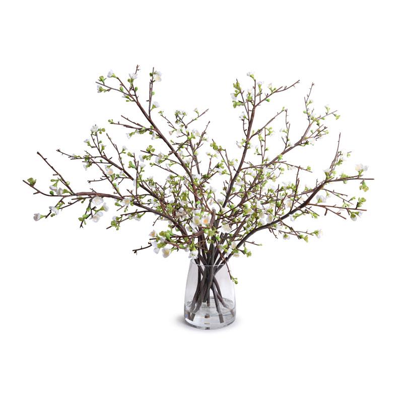 Quince Arrangement, White