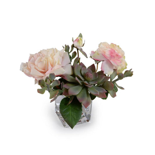 Succulent, Rose Arrangement