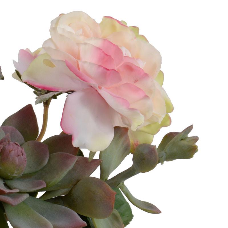 Succulent, Rose Arrangement