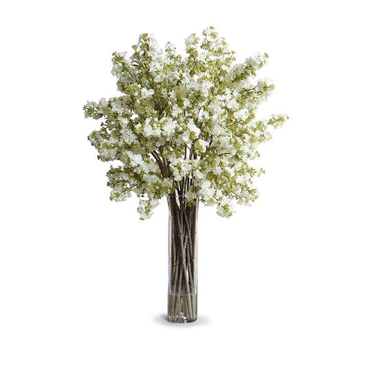 Lilac Spray Arrangement, White