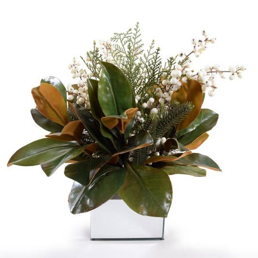 Magnolia, Cedar, Tallow Berry Arrangement