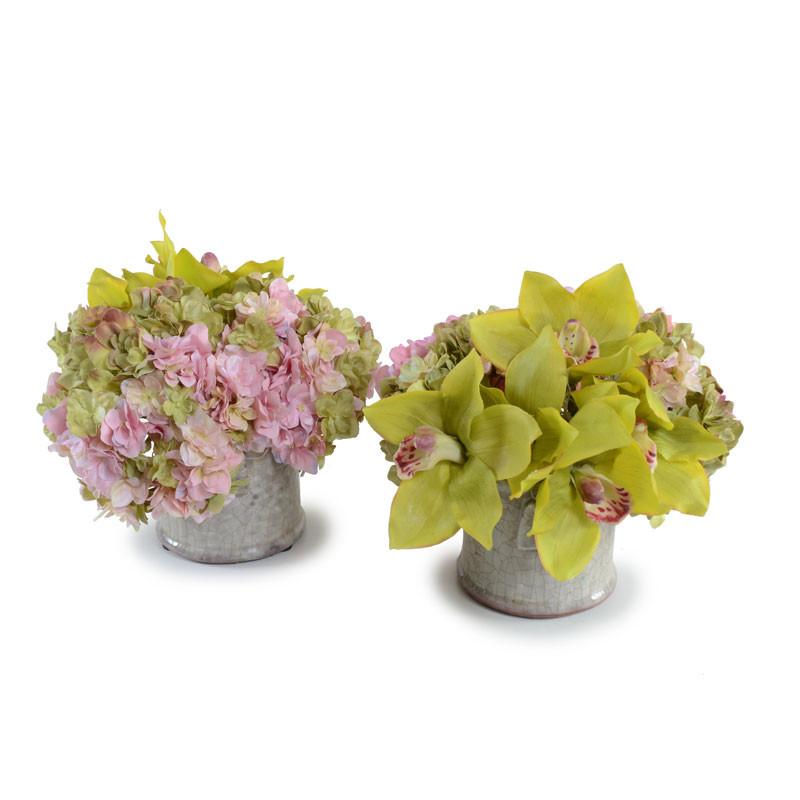 Hydrangea, Orchid Bouquet - New Growth Designs