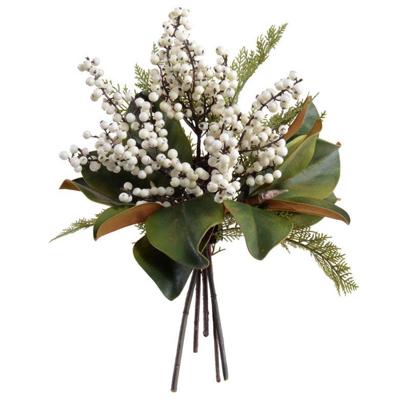 Bouquet Insert, Snowberry & Magnolia - New Growth Designs