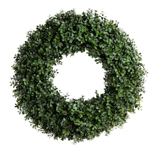 28" Boxwood Wreath - New Growth Designs