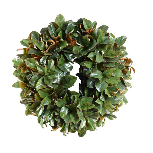 36" Magnolia Leaf Wreath, Grand Luxe - New Growth Designs