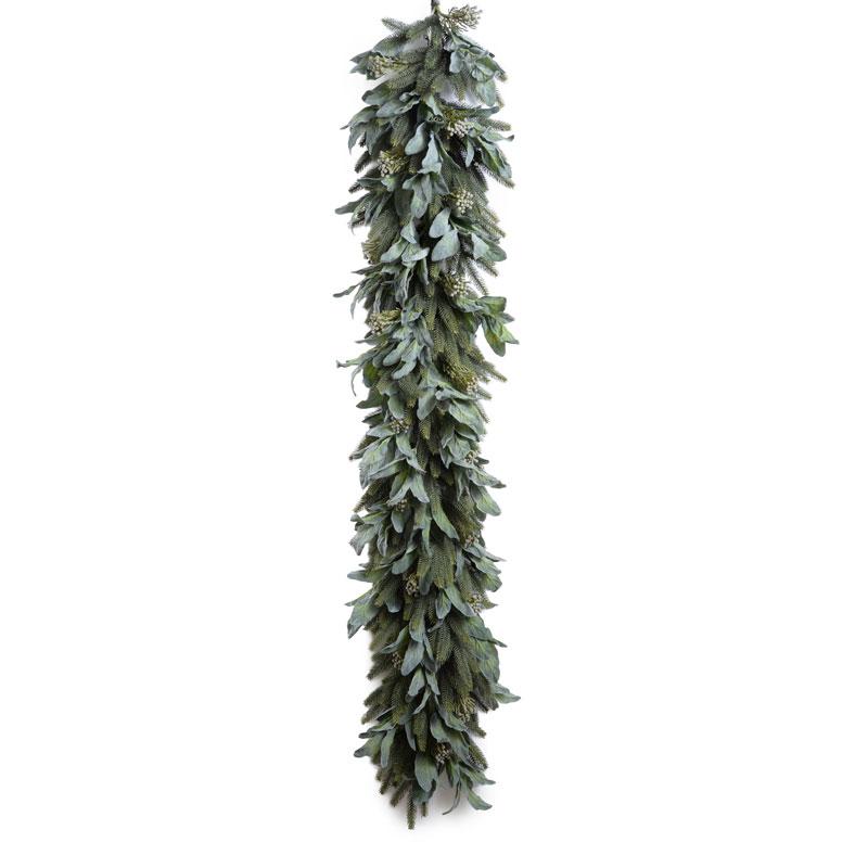 6' Lamb's Ear, Fir Garland - New Growth Designs