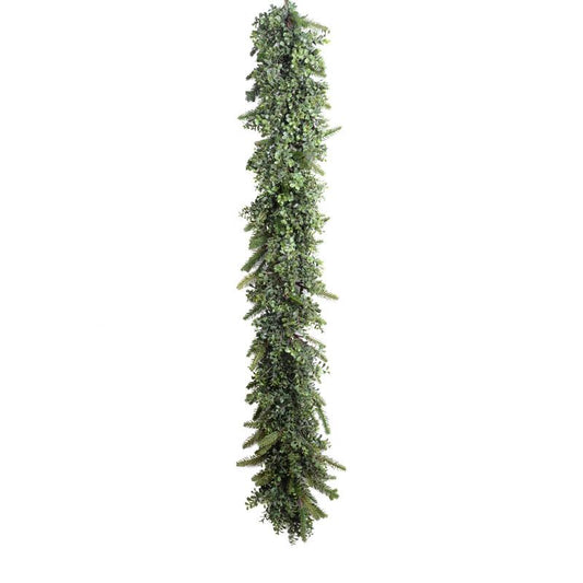 6' Boxwood, Fir Garland - New Growth Designs