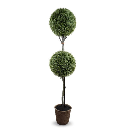 15" Boxwood Double Ball Topiary - New Growth Designs