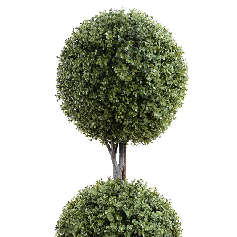 15" Boxwood Double Ball Topiary - New Growth Designs