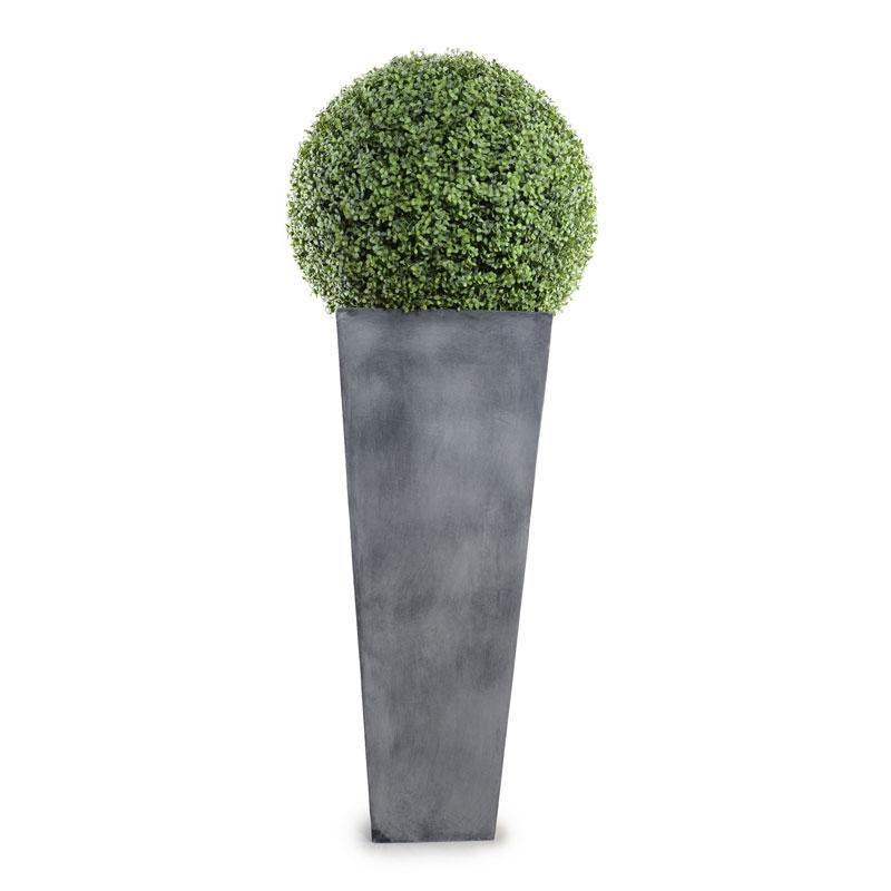 22" Boxwood Ball in Tapered Pot - New Growth Designs