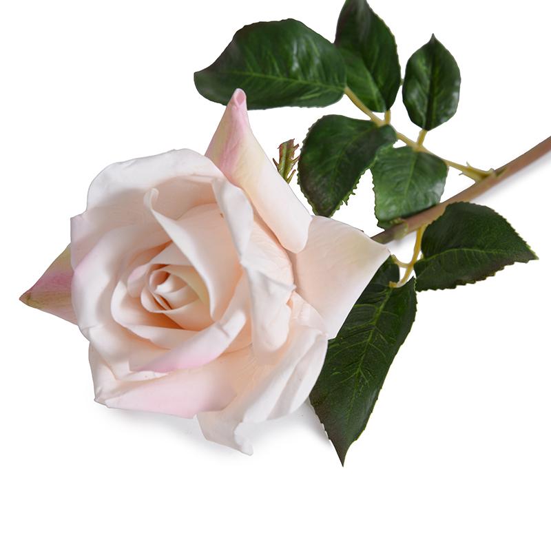 Natural Touch Garden Rose Stem -Light Pink