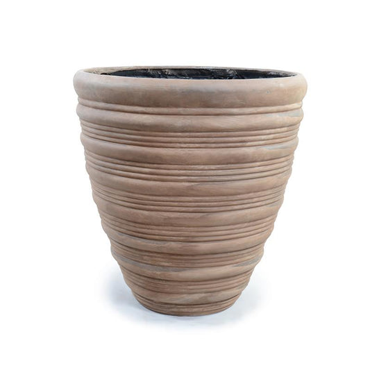 Fiberglass Brown Pot, 22" - New Growth Designs