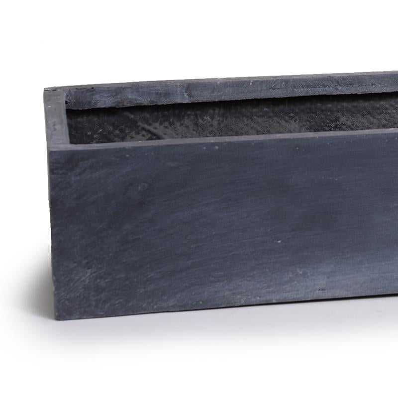 Small Fiberglass Rectangle Planter, 28"L