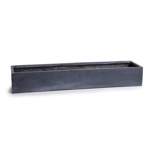 Small Fiberglass Rectangle Planter, 28"L