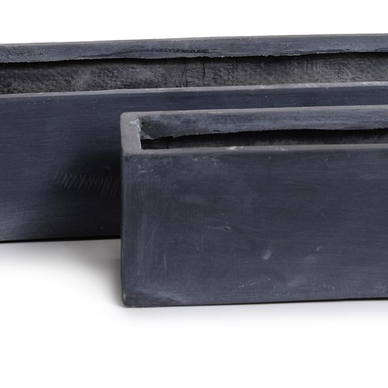 Small Fiberglass Rectangle Planter, 28"L